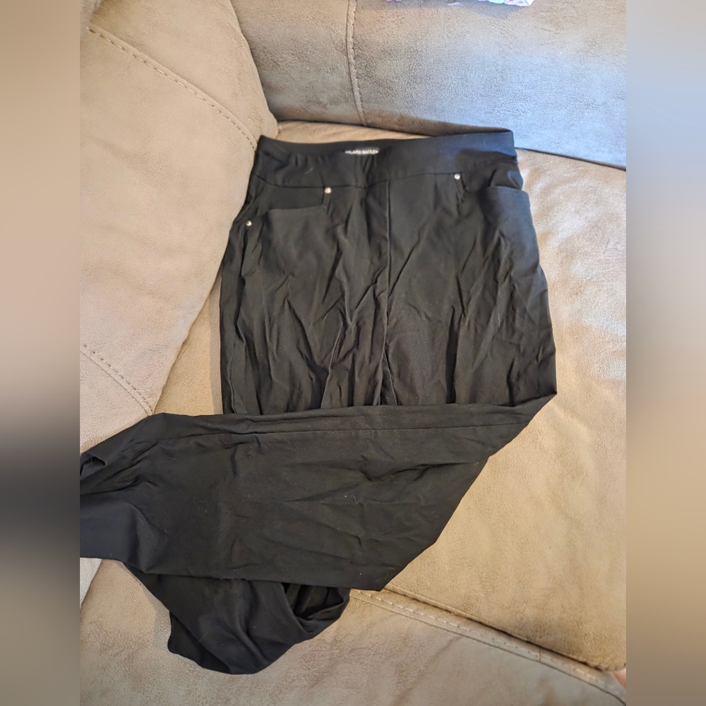 Hilary Radley Elegant Black Trousers Size S/CH
